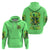 Irish Skull Zip Hoodie I'm Not Anti Social I'm Just Not User Friendly