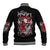 Devil Skull Baseball Jacket In Every Angel A Demon Hides And In Every Demon An Angel Strides - Wonder Print Shop