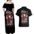 Devil Skull Couples Matching Off Shoulder Maxi Dress and Hawaiian Shirt In Every Angel A Demon Hides And In Every Demon An Angel Strides - Wonder Print Shop