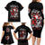 Devil Skull Family Matching Long Sleeve Bodycon Dress and Hawaiian Shirt In Every Angel A Demon Hides And In Every Demon An Angel Strides - Wonder Print Shop