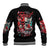 Devil Skull Baseball Jacket Little Bit Of Devil In These Angel eyes - Wonder Print Shop