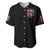 Devil Skull Baseball Jersey Little Bit Of Devil In These Angel eyes - Wonder Print Shop