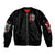 Devil Skull Bomber Jacket Little Bit Of Devil In These Angel eyes - Wonder Print Shop