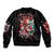 Devil Skull Bomber Jacket Little Bit Of Devil In These Angel eyes - Wonder Print Shop