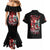 Devil Skull Couples Matching Mermaid Dress and Hawaiian Shirt Little Bit Of Devil In These Angel eyes - Wonder Print Shop