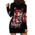 Devil Skull Hoodie Dress Little Bit Of Devil In These Angel eyes - Wonder Print Shop