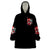 Devil Skull Wearable Blanket Hoodie Little Bit Of Devil In These Angel eyes