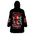 Devil Skull Wearable Blanket Hoodie Little Bit Of Devil In These Angel eyes