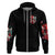 Devil Skull Zip Hoodie Little Bit Of Devil In These Angel eyes