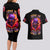 Flame Skull Couples Matching Long Sleeve Bodycon Dress and Hawaiian Shirt Judge Me When You Reperfect Otherwise Shut Up - Wonder Print Shop