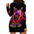 Flame Skull Hoodie Dress Judge Me When You Reperfect Otherwise Shut Up - Wonder Print Shop