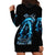 Skull Reaper Hoodie Dress I Can't Go To Hell The Devil Still Has A Restraining Order Against Me - Wonder Print Shop