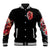 Devil Skull Baseball Jacket Stuck Between IDK IDC and IDGAF - Wonder Print Shop