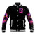 Rose Skull Baseball Jacket Beasuty In Beast Mode - Wonder Print Shop