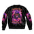 Rose Skull Bomber Jacket Beasuty In Beast Mode - Wonder Print Shop