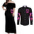 Rose Skull Couples Matching Off Shoulder Maxi Dress and Long Sleeve Button Shirt Beasuty In Beast Mode - Wonder Print Shop