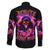 Rose Skull Family Matching Off The Shoulder Long Sleeve Dress and Hawaiian Shirt Beasuty In Beast Mode - Wonder Print Shop