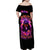 Rose Skull Family Matching Off Shoulder Maxi Dress and Hawaiian Shirt Beasuty In Beast Mode - Wonder Print Shop