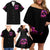 Rose Skull Family Matching Off Shoulder Short Dress and Hawaiian Shirt Beasuty In Beast Mode - Wonder Print Shop