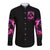 Rose Skull Long Sleeve Button Shirt Beasuty In Beast Mode - Wonder Print Shop