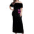 Rose Skull Off Shoulder Maxi Dress Beasuty In Beast Mode - Wonder Print Shop