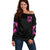 Rose Skull Off Shoulder Sweater Beasuty In Beast Mode - Wonder Print Shop