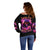 Rose Skull Off Shoulder Sweater Beasuty In Beast Mode - Wonder Print Shop