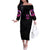 Rose Skull Off The Shoulder Long Sleeve Dress Beasuty In Beast Mode - Wonder Print Shop