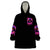 Rose Skull Wearable Blanket Hoodie Beasuty In Beast Mode