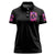 Rose Skull Women Polo Shirt Beasuty In Beast Mode