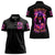 Rose Skull Women Polo Shirt Beasuty In Beast Mode