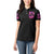 Rose Skull Women Polo Shirt Beasuty In Beast Mode