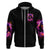 Rose Skull Zip Hoodie Beasuty In Beast Mode