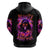 Rose Skull Zip Hoodie Beasuty In Beast Mode