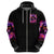 Rose Skull Zip Hoodie Beasuty In Beast Mode