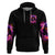 Rose Skull Zip Hoodie Beasuty In Beast Mode