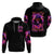 Rose Skull Zip Hoodie Beasuty In Beast Mode