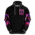 Rose Skull Zip Hoodie Beasuty In Beast Mode