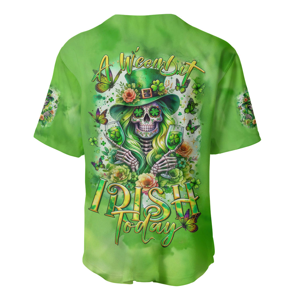 Irish Skull Baseball Jersey Irish Today - Wonder Print Shop