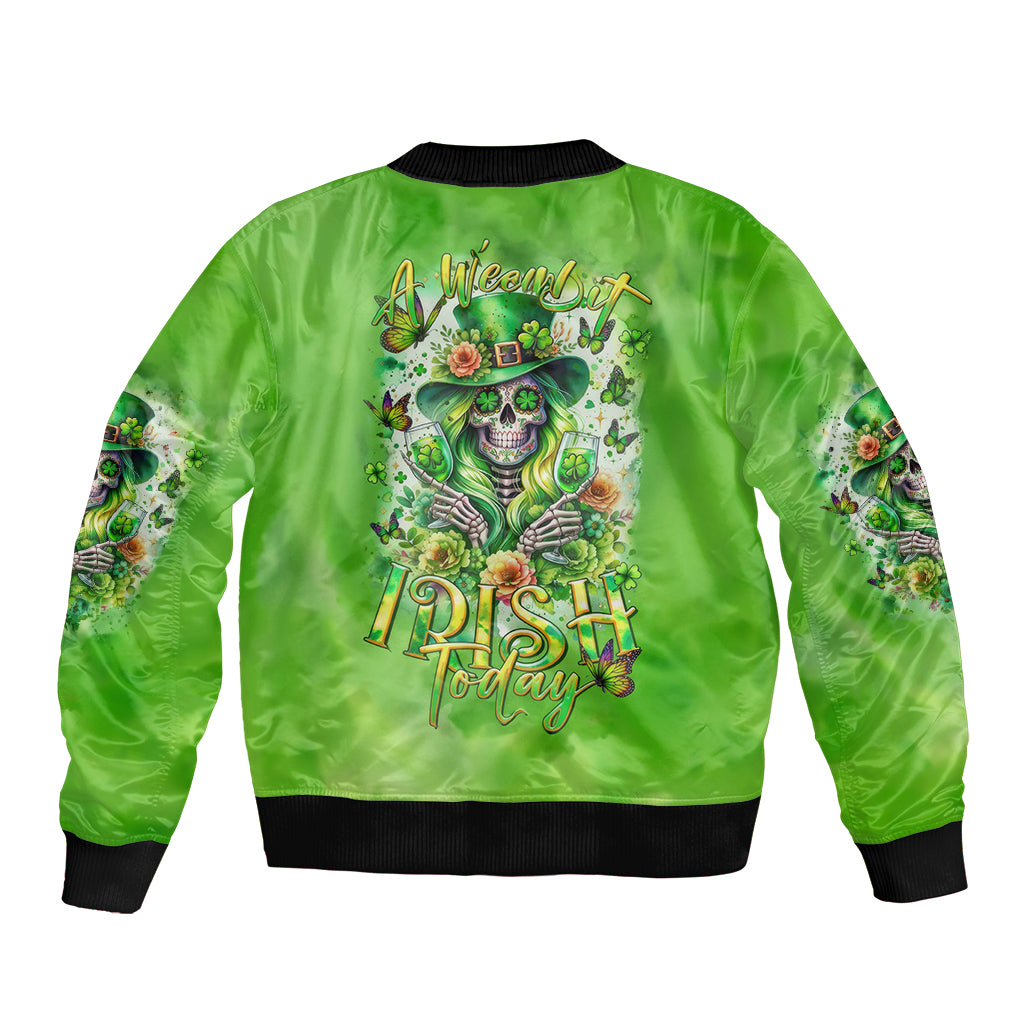 Irish Skull Bomber Jacket Irish Today - Wonder Print Shop