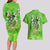 Irish Skull Couples Matching Long Sleeve Bodycon Dress and Hawaiian Shirt Irish Today - Wonder Print Shop