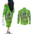 Irish Skull Couples Matching Off The Shoulder Long Sleeve Dress and Long Sleeve Button Shirt Irish Today