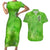 Irish Skull Couples Matching Short Sleeve Bodycon Dress and Hawaiian Shirt Irish Today - Wonder Print Shop