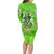 Irish Skull Family Matching Long Sleeve Bodycon Dress and Hawaiian Shirt Irish Today - Wonder Print Shop