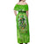 Irish Skull Off Shoulder Maxi Dress Irish Today - Wonder Print Shop