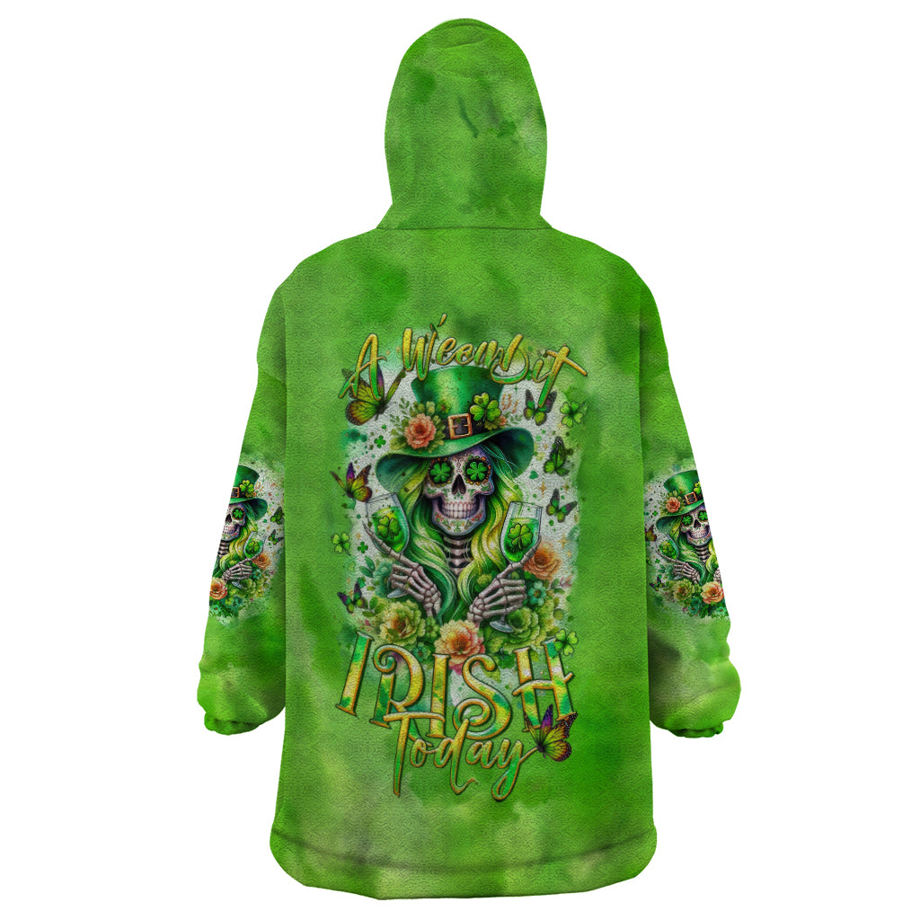 Irish Skull Wearable Blanket Hoodie Irish Today