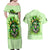 Irish Skull Couples Matching Off Shoulder Maxi Dress and Hawaiian Shirt Drink Up Bitches - Wonder Print Shop