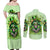 Irish Skull Couples Matching Off Shoulder Maxi Dress and Long Sleeve Button Shirt Drink Up Bitches - Wonder Print Shop