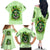 Irish Skull Family Matching Off The Shoulder Long Sleeve Dress and Hawaiian Shirt Drink Up Bitches - Wonder Print Shop