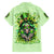 Irish Skull Family Matching Off Shoulder Short Dress and Hawaiian Shirt Drink Up Bitches - Wonder Print Shop